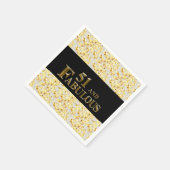 Serviette En Papier 51e anniversaire (Coin)