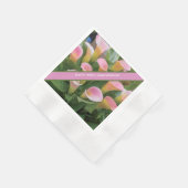 Serviette En Papier 55e anniversaire du Mariage Pink Calla Lily (Coin)