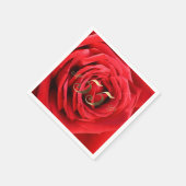 Serviette En Papier 55e anniversaire du Mariage Roses rouges Coeur élé (Coin)
