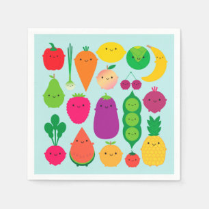 Serviette En Papier 5 Fruits et légumes par jour