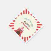 Serviette En Papier 5E Anniversaire Cirque THÈME (Coin)