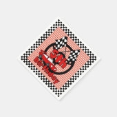 Serviette En Papier 5e course automobile papier d'anniversaire serviet (Coin)