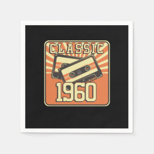 Serviette En Papier 60 e cadeau d'anniversaire pour les hommes et les 