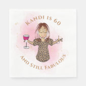 Serviette En Papier 60 et Fabulous African American Fun 60e anniversai (Devant)