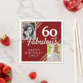 Serviette En Papier 60 et Fabulous Gold Parties scintillant 2 Photo 60 (En situation)