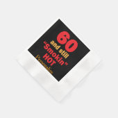 Serviette En Papier 60 et toujours fumé chaud | 60e anniversaire (Coin)