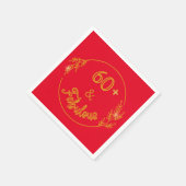 Serviette En Papier 60 Quelque chose et fabuleux (Coin)