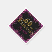 Serviette En Papier 60e anniversaire  (Coin)