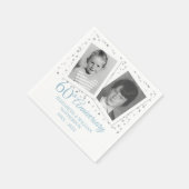 Serviette En Papier 60e anniversaire du Mariage de diamant Photos d'en (Coin)