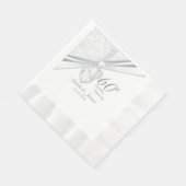 Serviette En Papier 60e anniversaire du Mariage diamant 2 (Coin)
