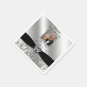 Serviette En Papier 60e anniversaire du Mariage Papier photo serviette (Coin)