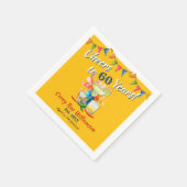 Serviette En Papier 60e anniversaire Fiesta mexicaine encourage à 60 a (Coin)