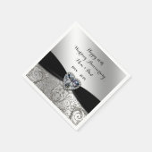 Serviette En Papier 60e anniversaire Mariage papier serviettes (Coin)