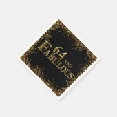 Serviette En Papier 64e anniversaire  (Coin)