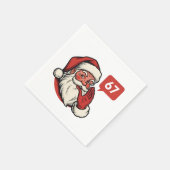Serviette En Papier 67 Christmas Merry Six Seven Brainrot Santa Claus (Coin)