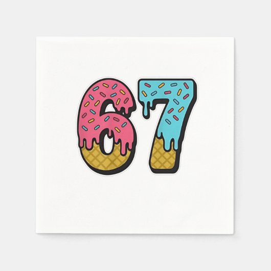 Serviette En Papier 67 Mason, Sable Drôle (Devant)
