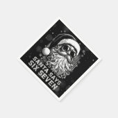 Serviette En Papier 67 Meme Funny Santa Says Six Seven Christmas (Coin)