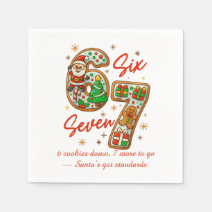 Serviette En Papier 6 biscuits mangés, 7 encore à venir – Humour de No