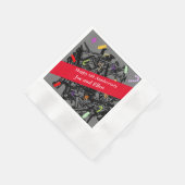 Serviette En Papier 6e anniversaire Mariage, ongles et bonbons (Coin)