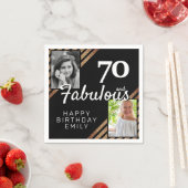 Serviette En Papier 70 et Fabulous Gold Parties scintillant 2 Photo 70 (En situation)
