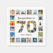 Serviette En Papier 70e anniversaire Conception de votre propre collec (Devant)