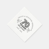 Serviette En Papier 70e anniversaire du Mariage pour toujours (Coin)