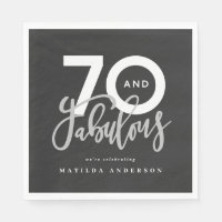 70e anniversaire en faisant 70 look bon moderne