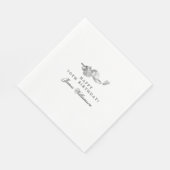 Serviette En Papier 70e Anniversaire Golf Thème modifiable (Coin)