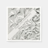 Serviette En Papier 70e anniversaire modifiable (Devant)
