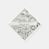 Serviette En Papier 70e anniversaire modifiable (Coin)