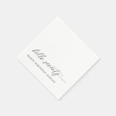Serviette En Papier 70th Birthday Party Hello 70 Modern Milestone (Coin)