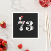 Serviette En Papier 73e anniversaire ballons de fête (En situation)