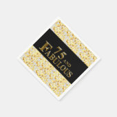 Serviette En Papier 75e anniversaire (Coin)