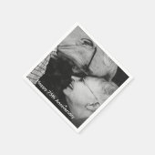Serviette En Papier 75e anniversaire du Mariage serviettes photo perso (Coin)