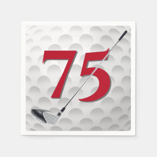 Serviette En Papier 75e anniversaire Golf Club Napkins