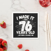 Serviette En Papier 76 Ans Mème Sarcastique Mème Drôle 76ème Anniversa (En situation)