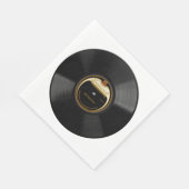 Serviette En Papier 78 Vinyl Record Personnalisé Papier de conception (Coin)