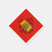 Serviette En Papier 7 Principes de Kwanzaa Bougies Cocktail (Coin)