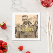 Serviette En Papier 80e anniversaire Photo Homme moderne Anniversaire (En situation)