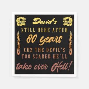Serviette En Papier 80e Humour masculin
