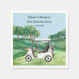 SERVIETTE EN PAPIER 80E (TOUTE L'ANNÉE) PARTI DE GOLF