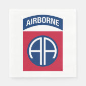 Serviette En Papier 82e division aéroportée Insignia (Devant)