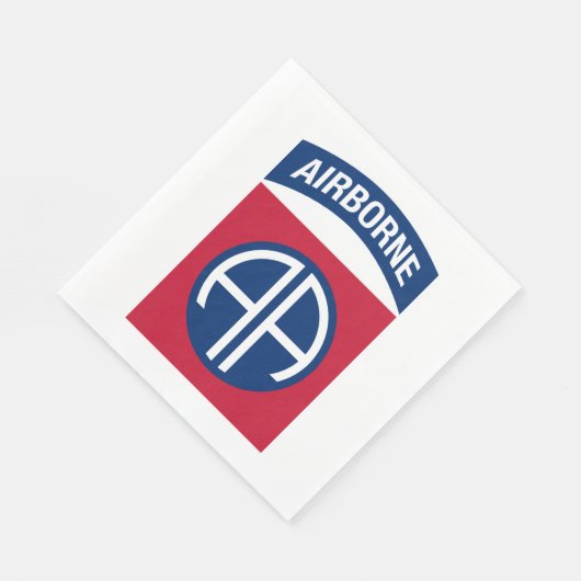 Serviette En Papier 82e division aéroportée Insignia (Coin)