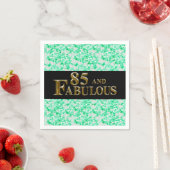 Serviette En Papier 85e anniversaire  (En situation)