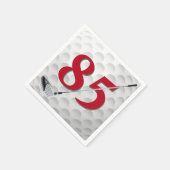 Serviette En Papier 85e anniversaire Golf Club Napkins (Coin)