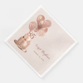 Serviette En Papier 85e anniversaire Rose Gold Cake (Coin)