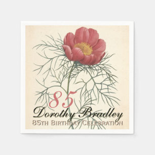 Serviette En Papier 85th Fête d'anniversaire - serviette de papier de