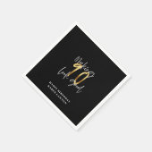 Serviette En Papier 90 ans en or (Coin)