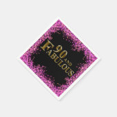 Serviette En Papier 90e anniversaire  (Coin)