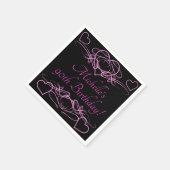 Serviette En Papier 90e anniversaire de la femme (Coin)